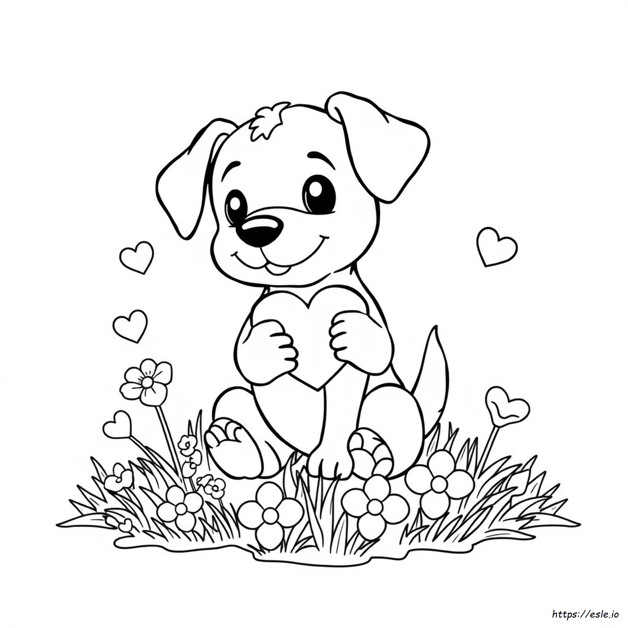 Cute Be My Valentine Coloring Pages