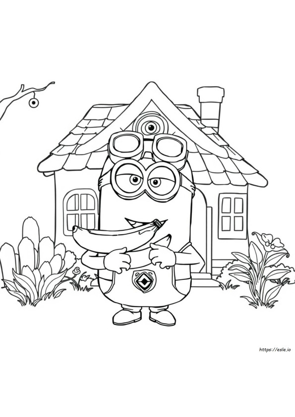 Funny Minion Coloring Pages