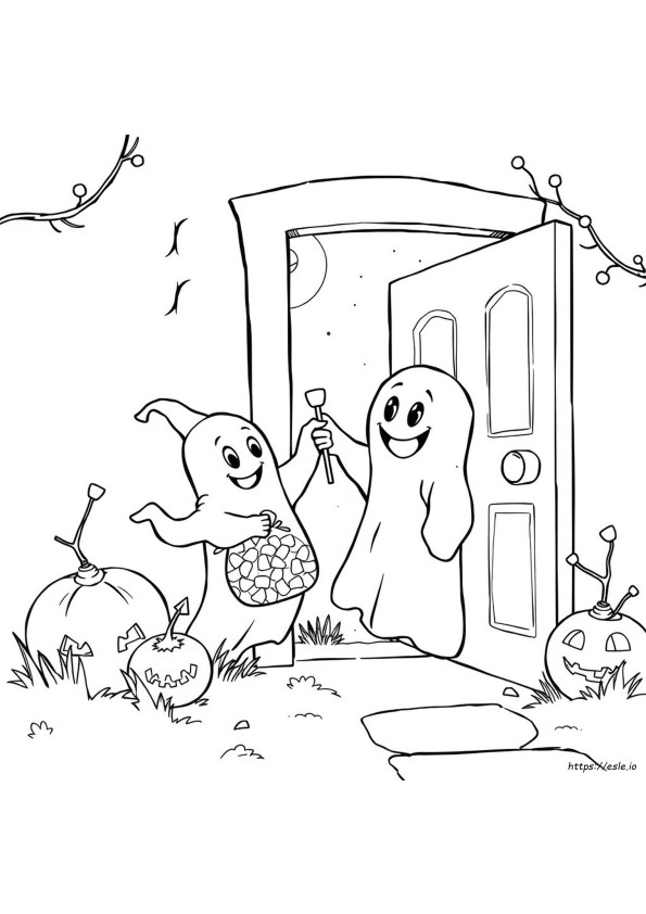 Pagini Gratuite De Colorat De Halloween