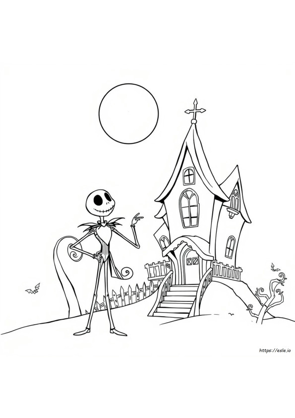 Skellington Coloring Pages
