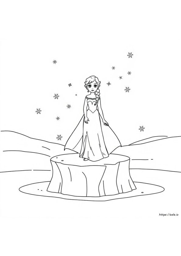 Frozen Pictures Coloring Pages