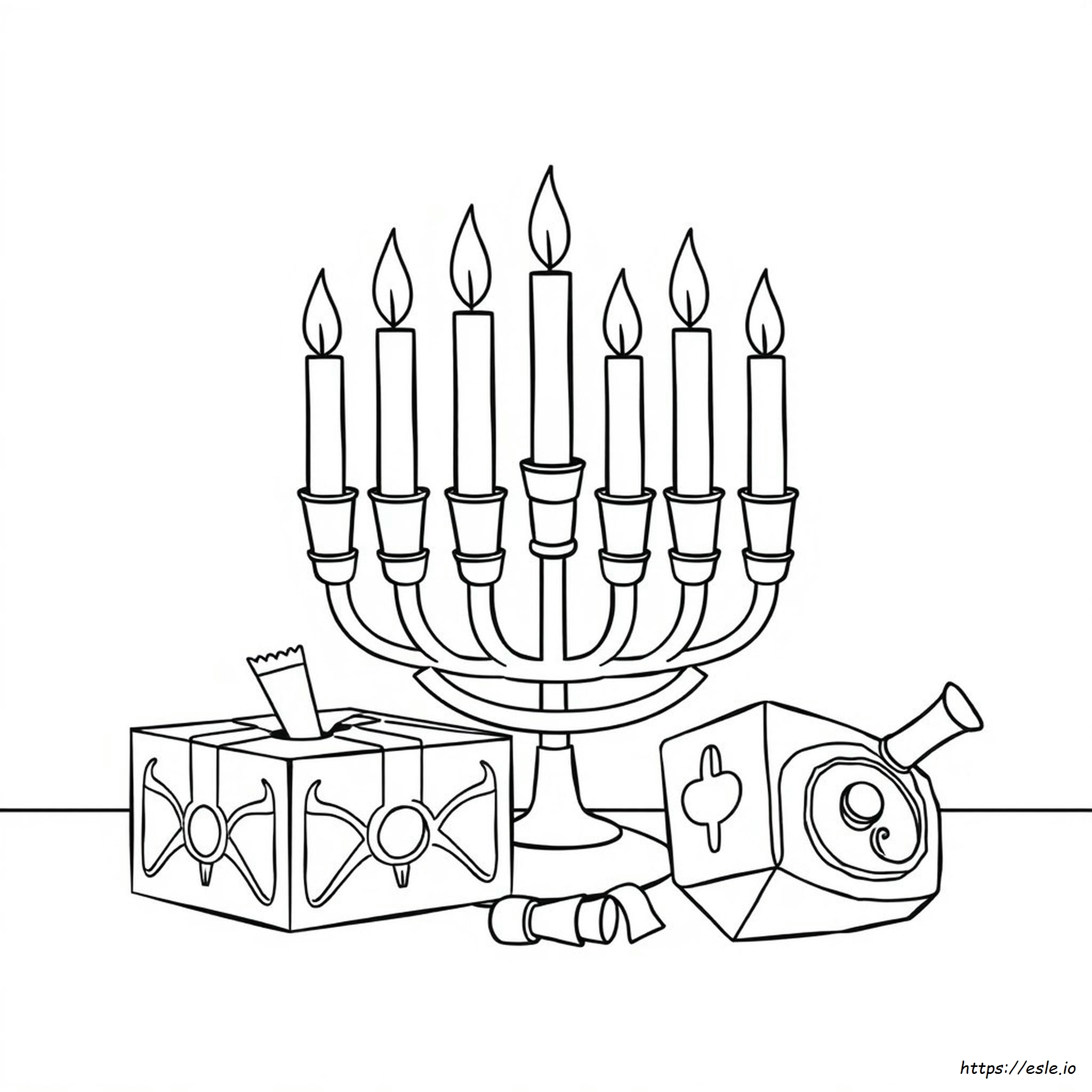 Free Printable Hanukkah Coloring Sheets