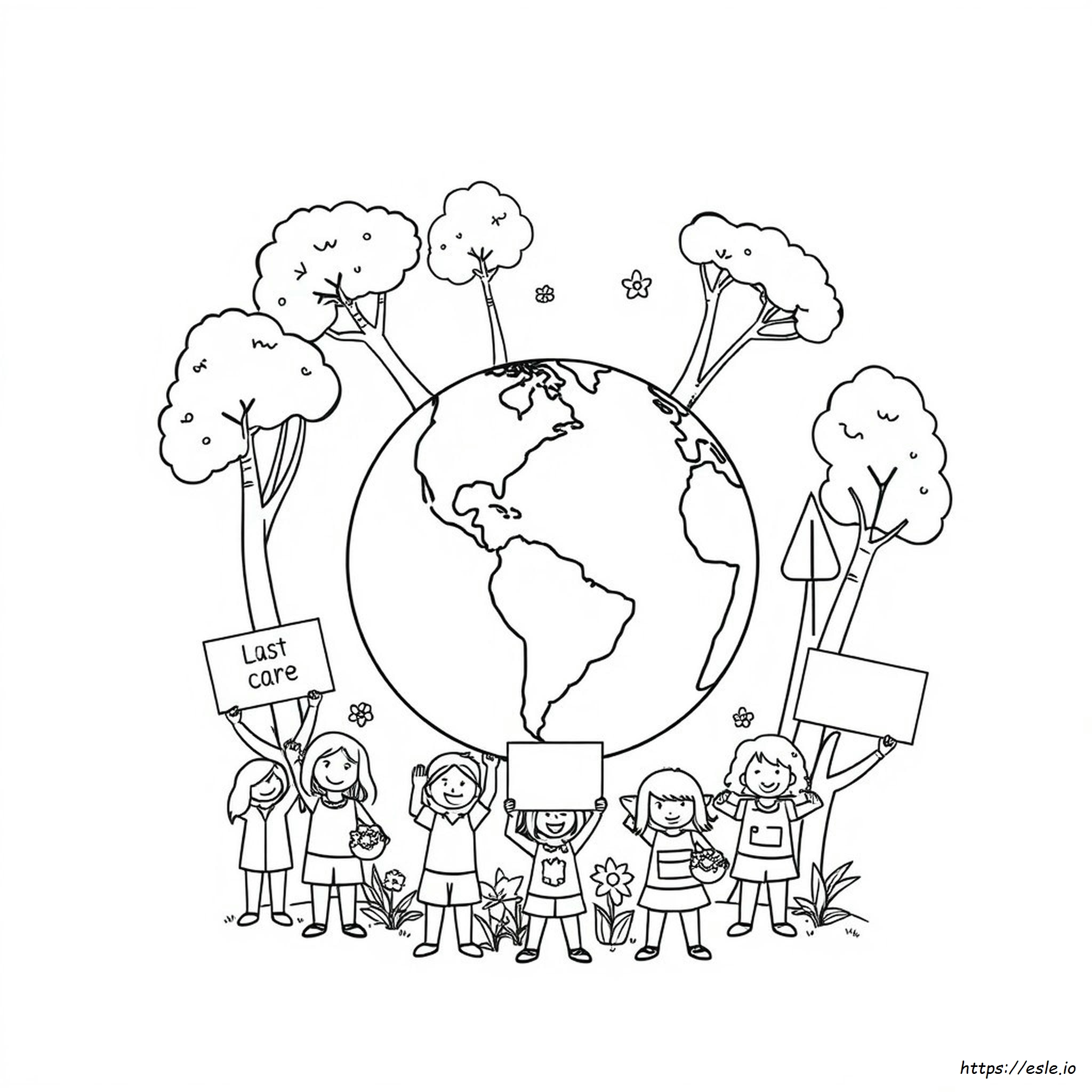 Earth Week Coloring Pages