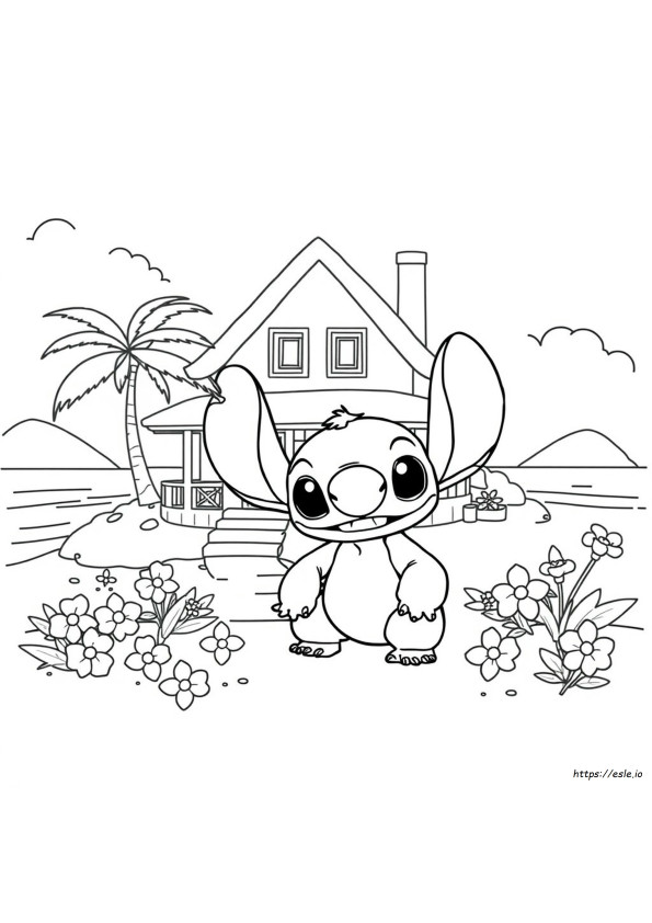 Coloring Pages Stitch Para Colorear