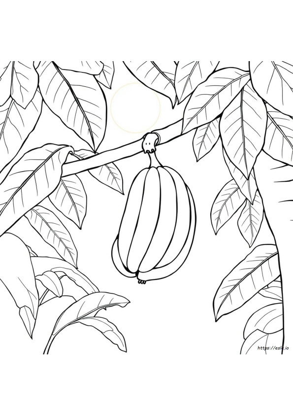 Coloring Pages For Banana
