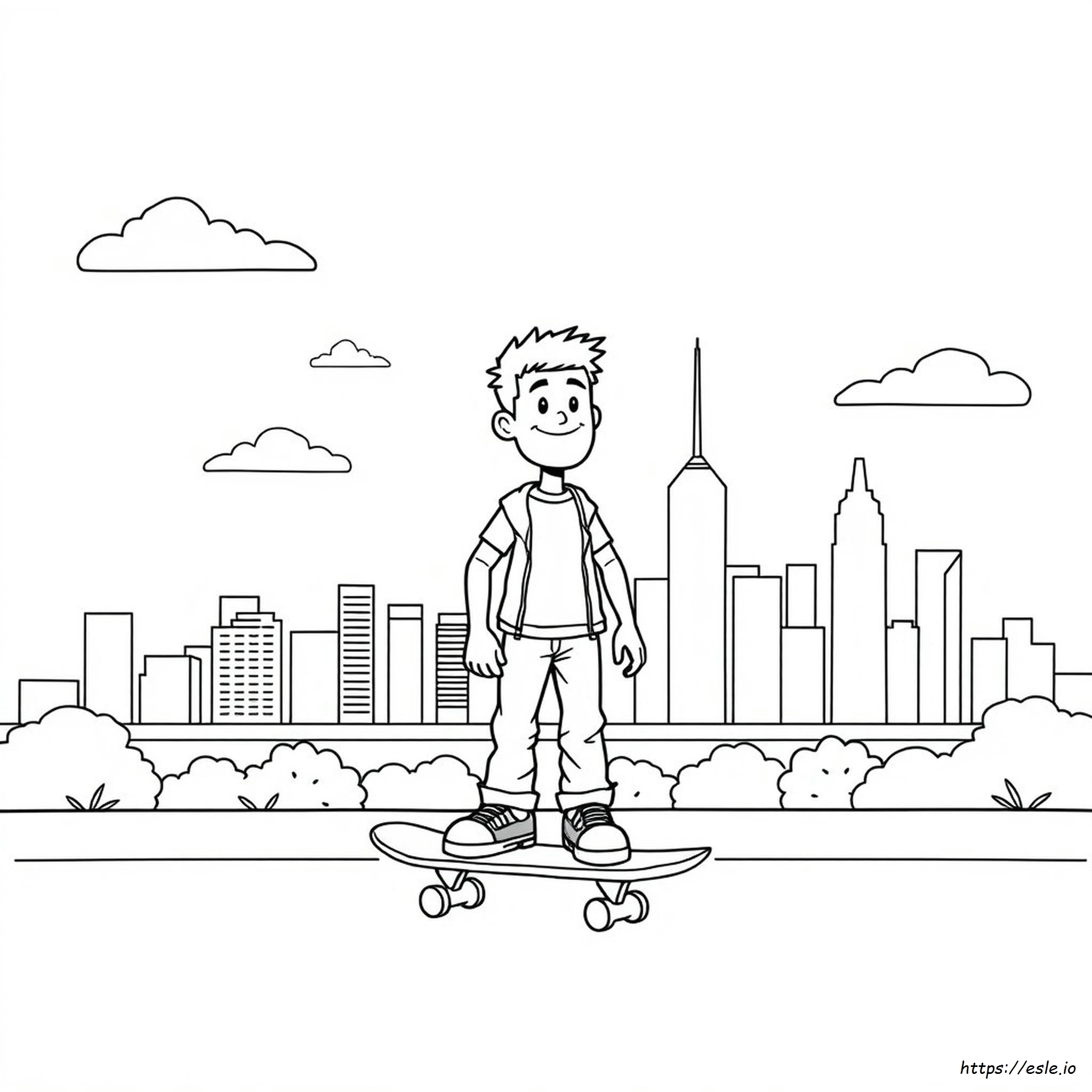Free Printable Coloring Stumble Guy Coloring Page