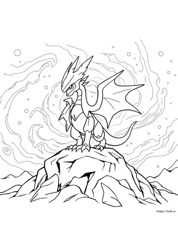 Pokemon Kleurplaten Palkia