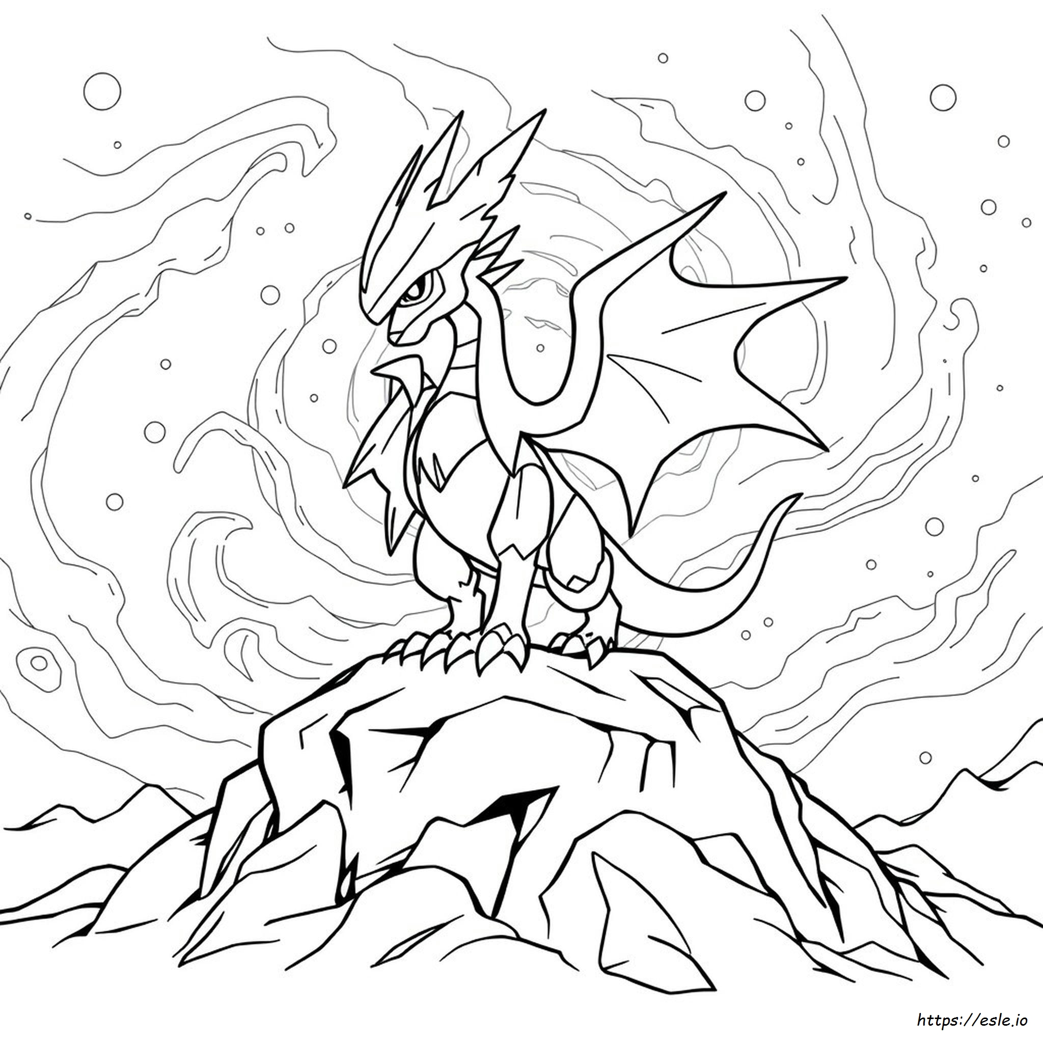 Pokemon Coloring Pages Palkia