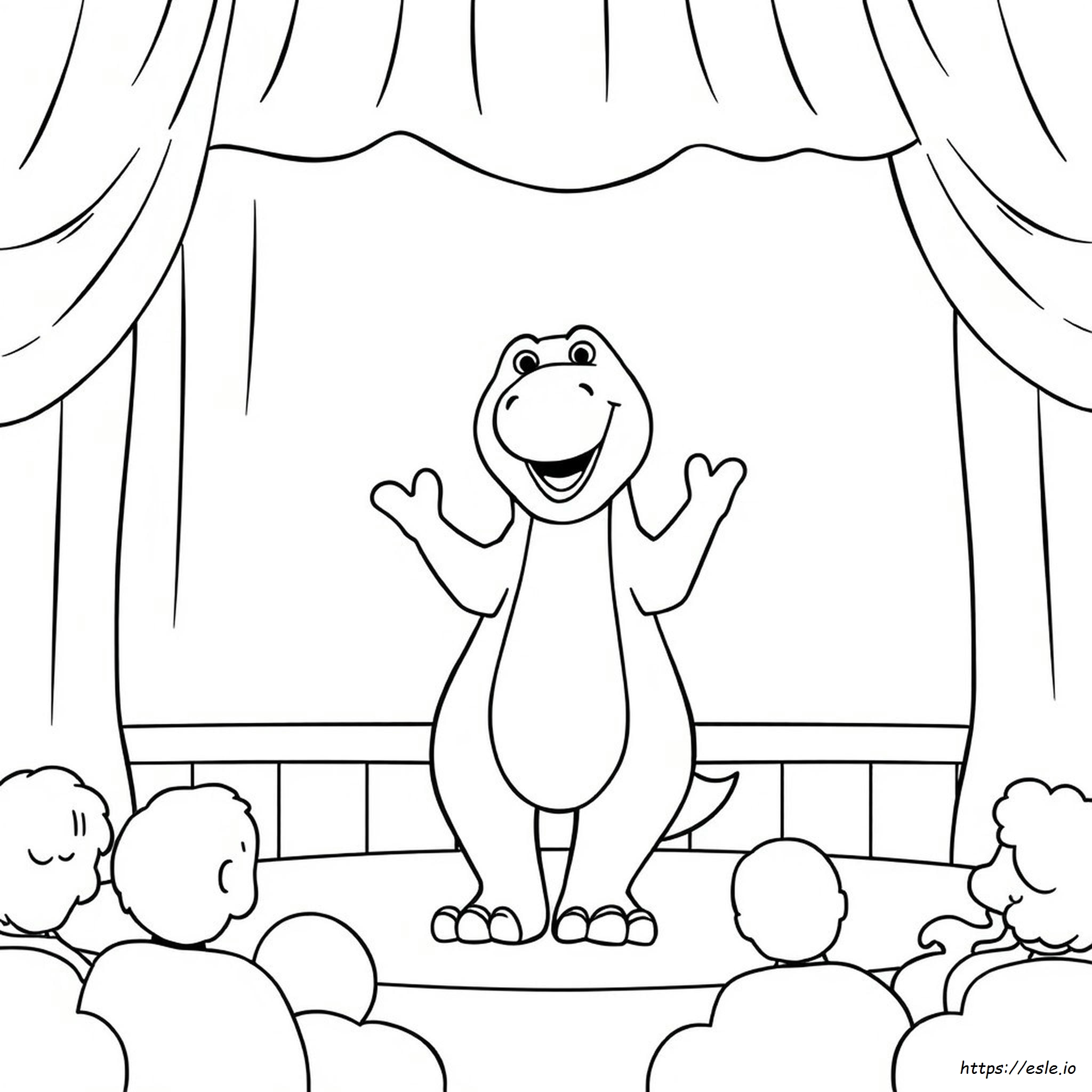 Barney Coloring Pictures