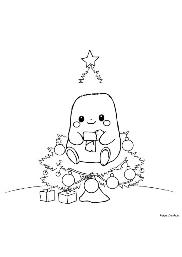 Squishmallow Christmas Coloring Pages Free