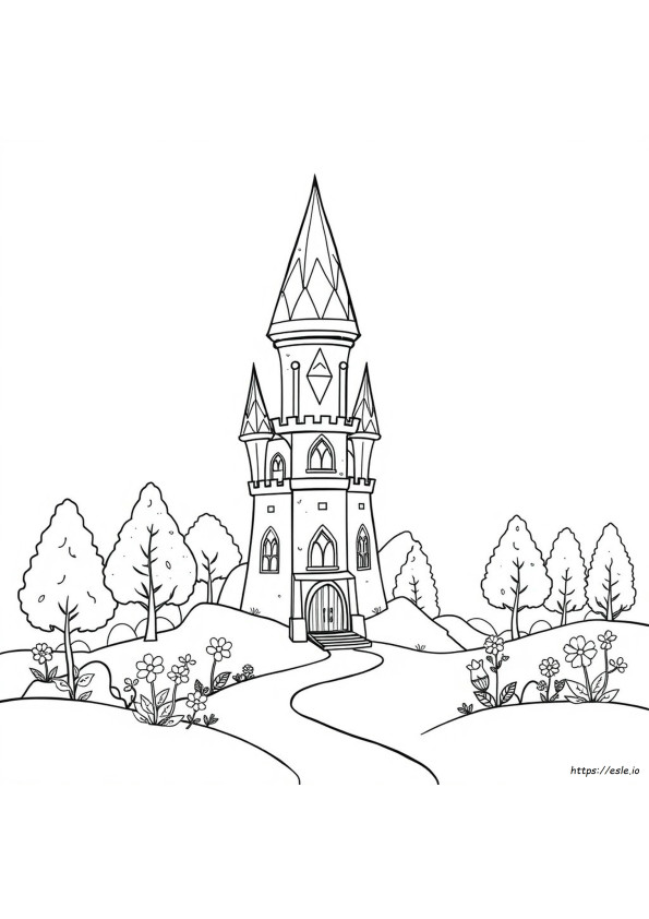 Diamond Castle Coloring Pages