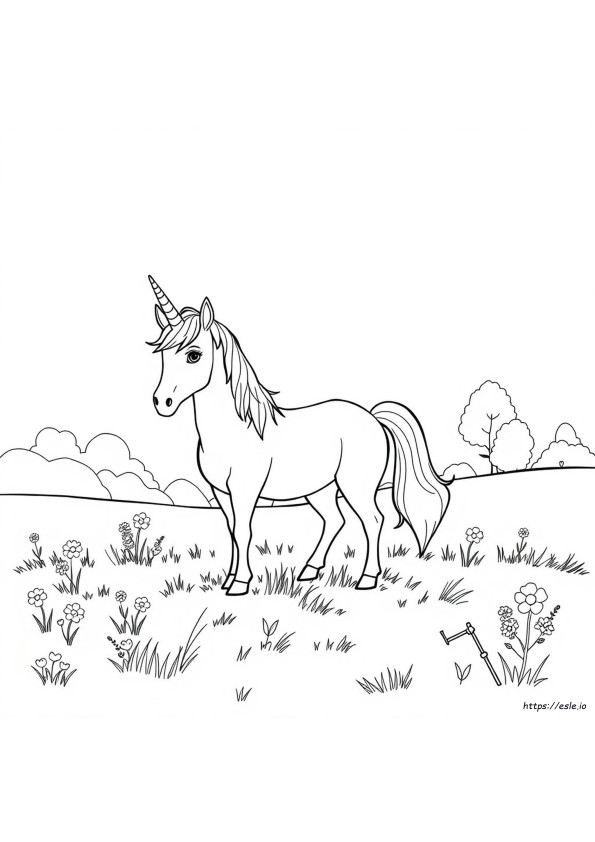 Einhorn Coloring Pages