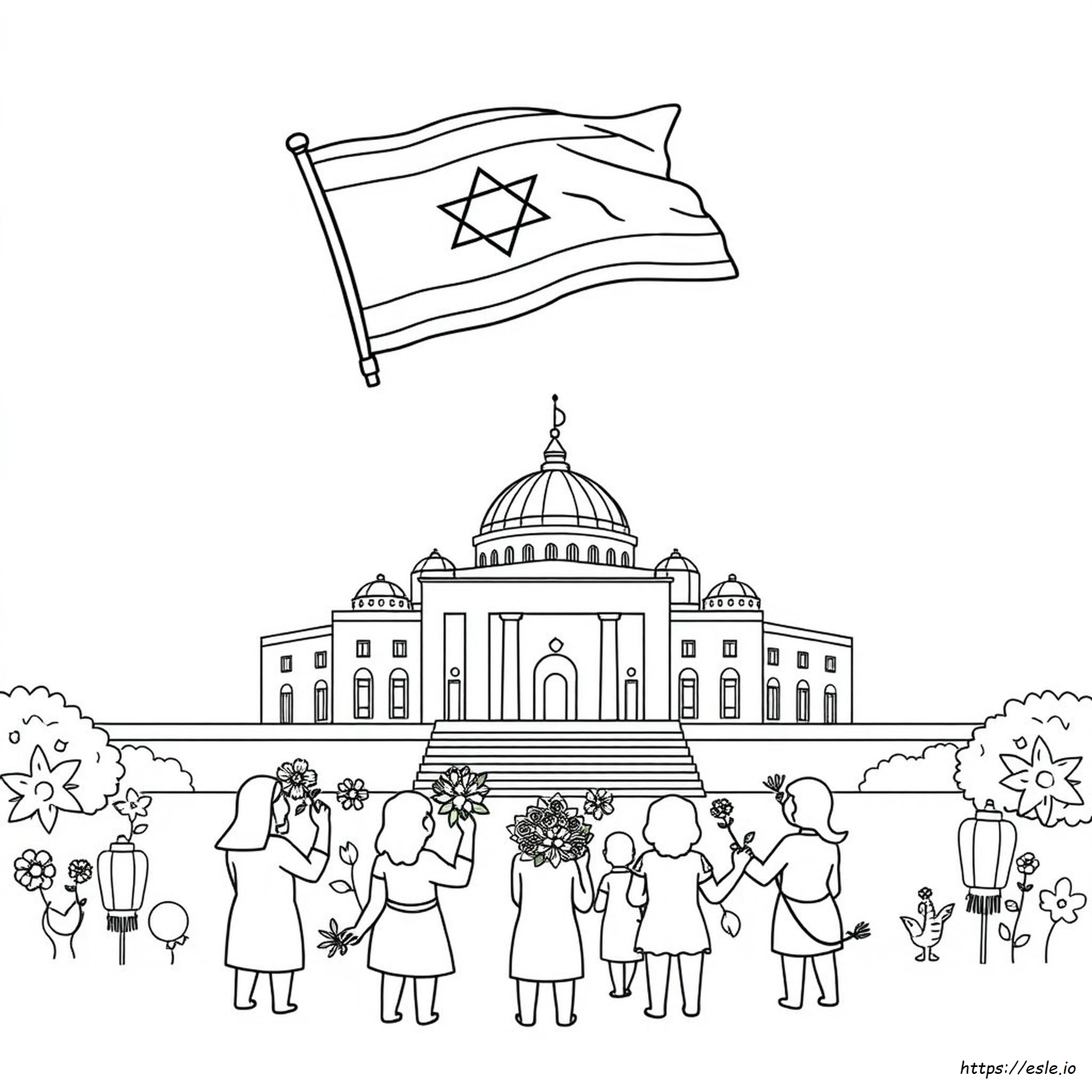 Coloriages Jour De L'indépendance D'israël