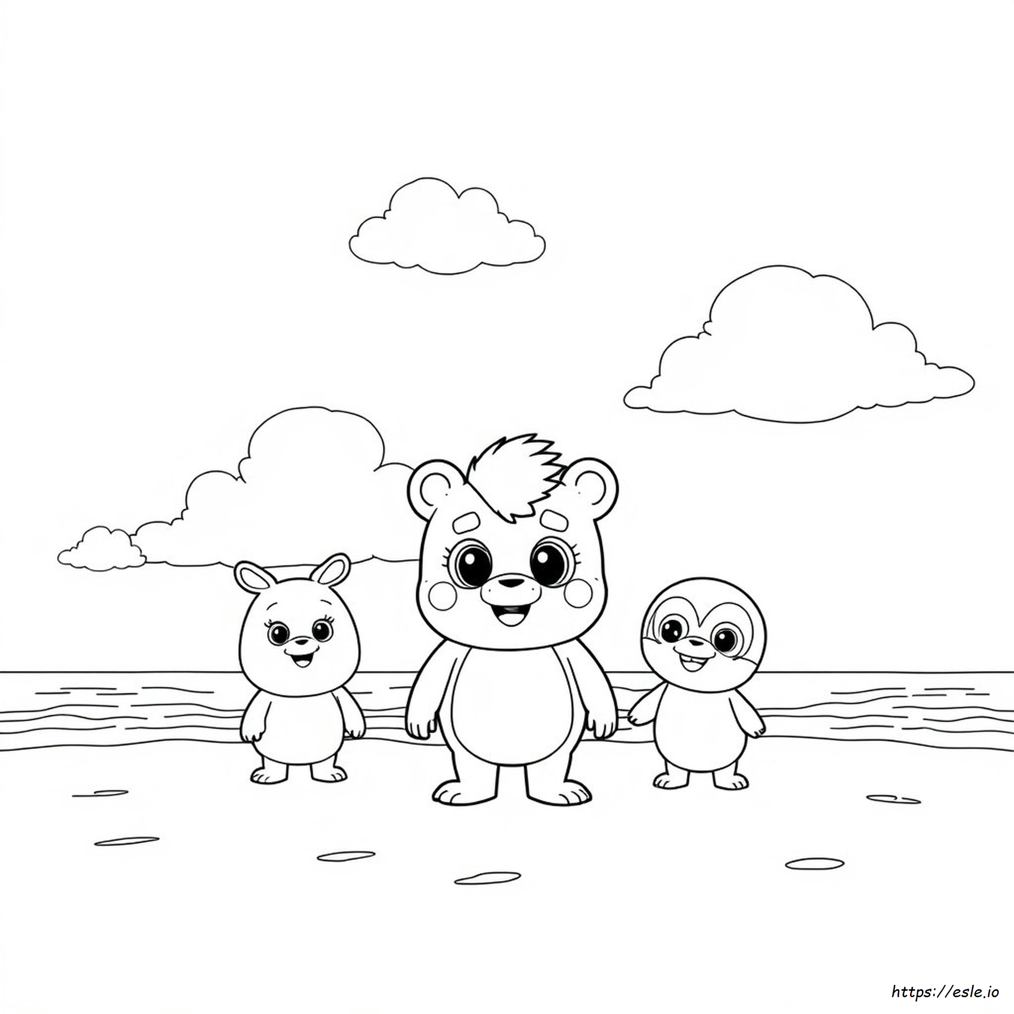 Pororo Colouring Pages