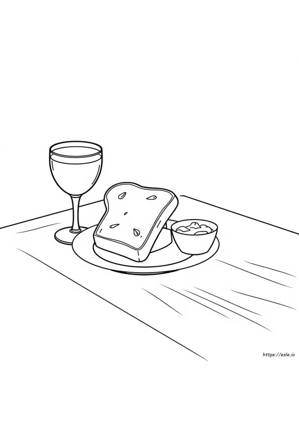 Toast Ausmalbilder