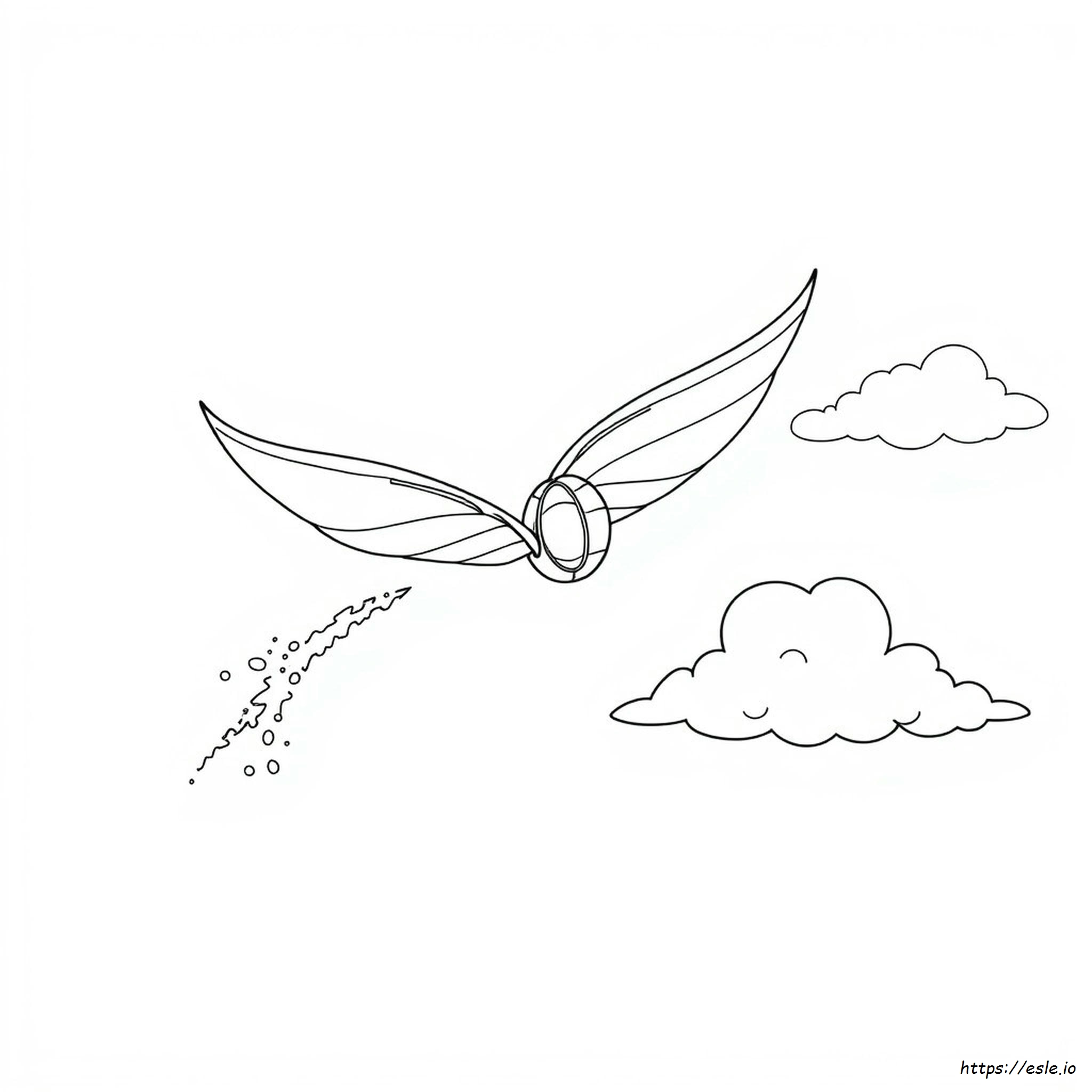 Golden Snitch Coloring Page