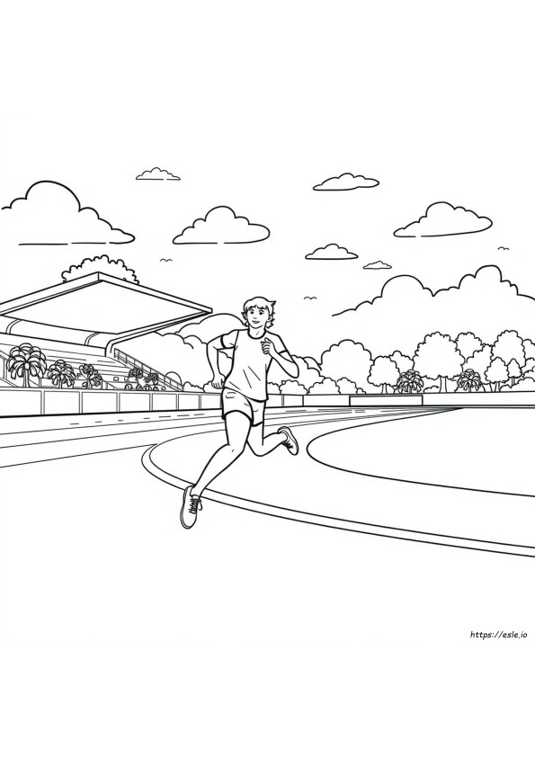 Sports Colouring Pages