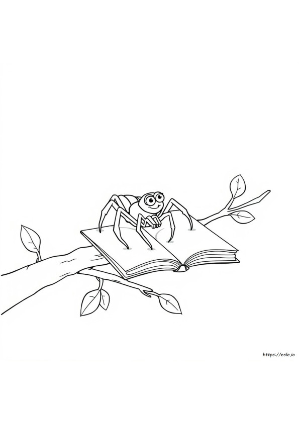 Diary Of A Spider Coloring Page