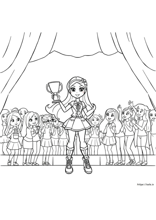 Rainbow High Coloring Pages Bella