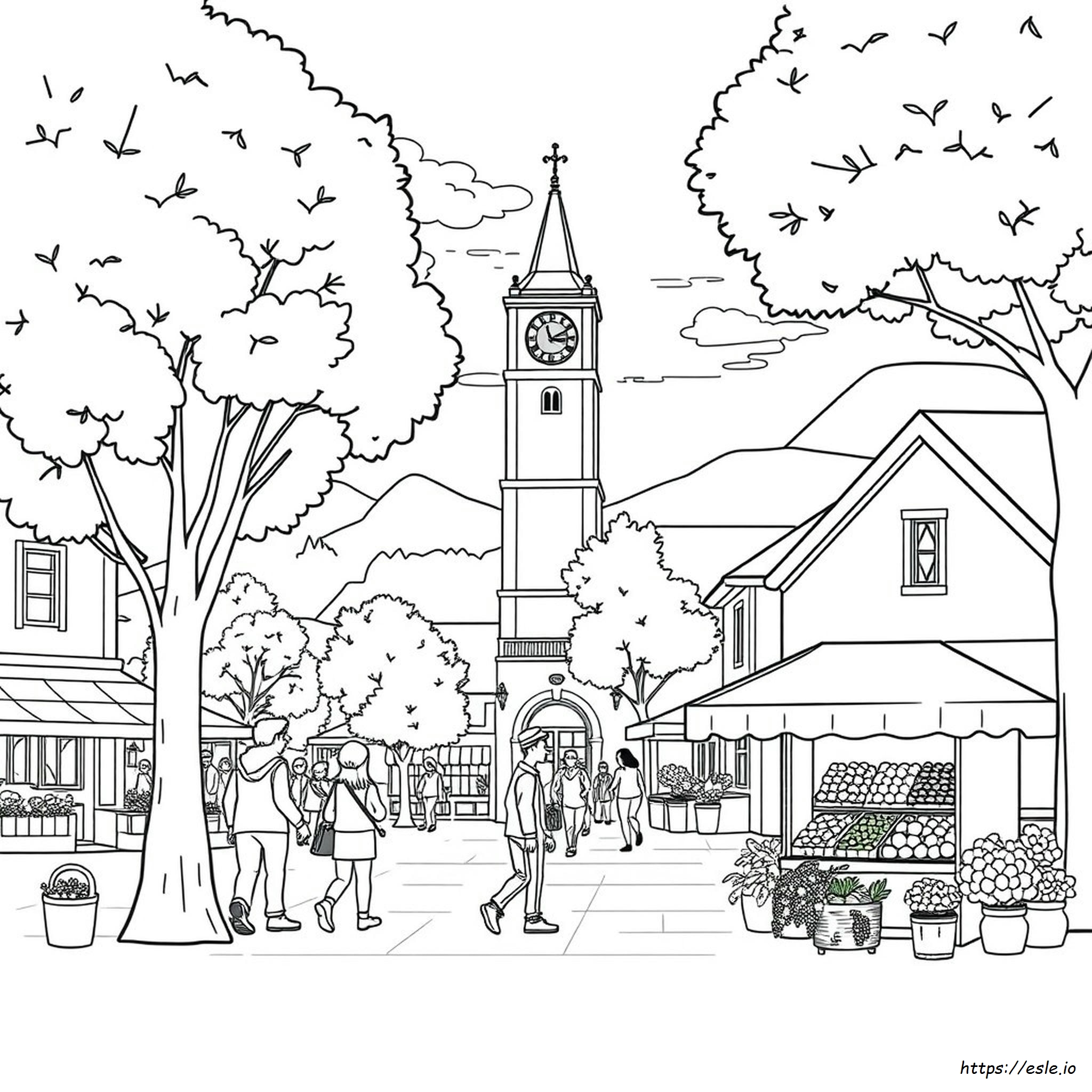 Coloriage Communauté Eaton Colorado