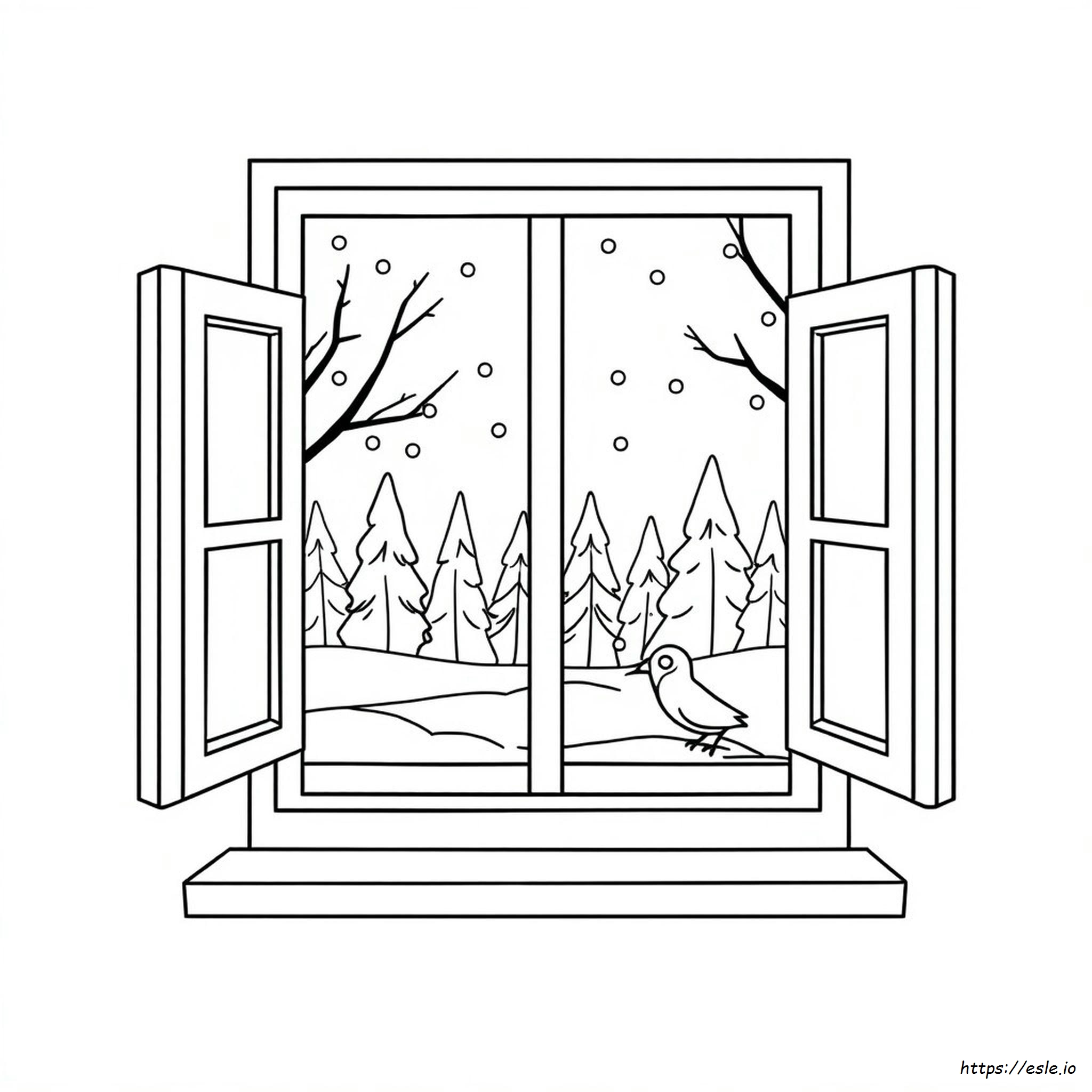 Fenster Ausmalbilder