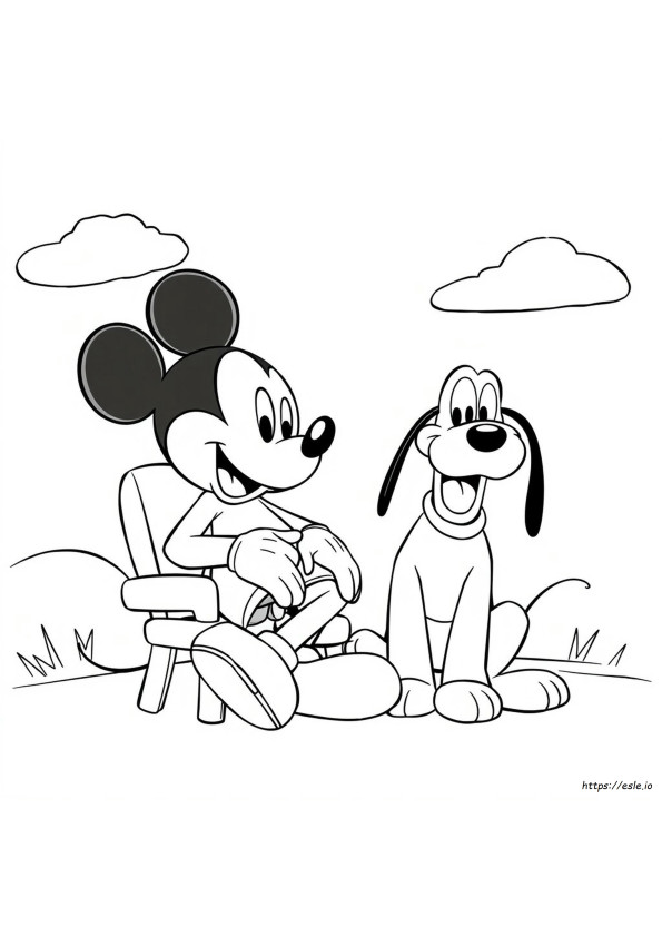 Disegni Da Colorare Stampabili Di Topolino