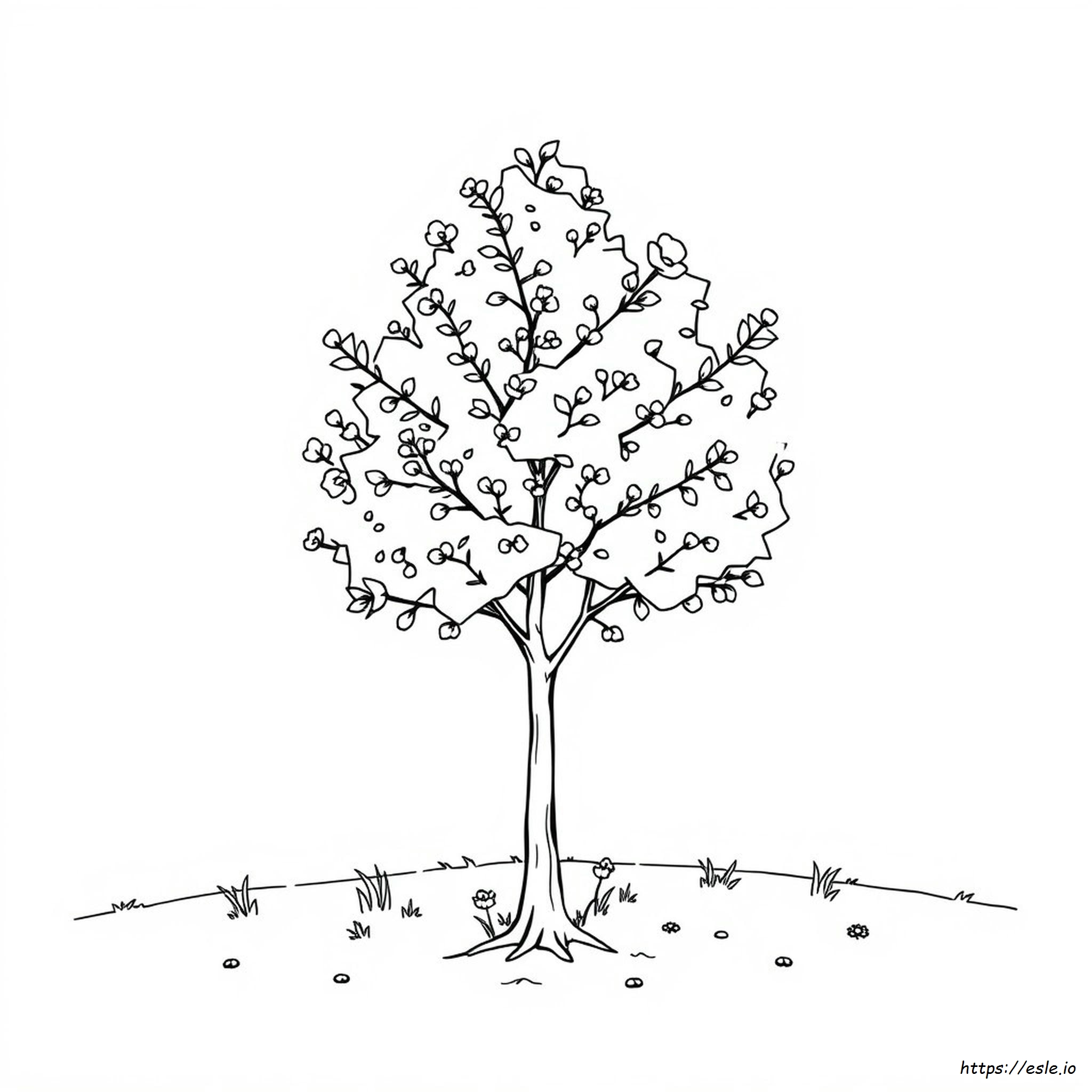 Mustard Tree Coloring Page
