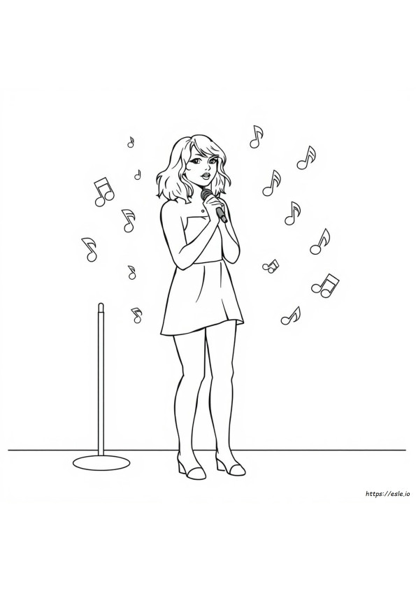 Taylor Swift Colouring