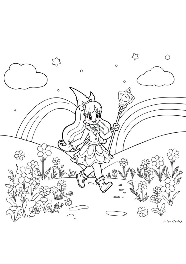 Rainbow Brite Coloring Pages