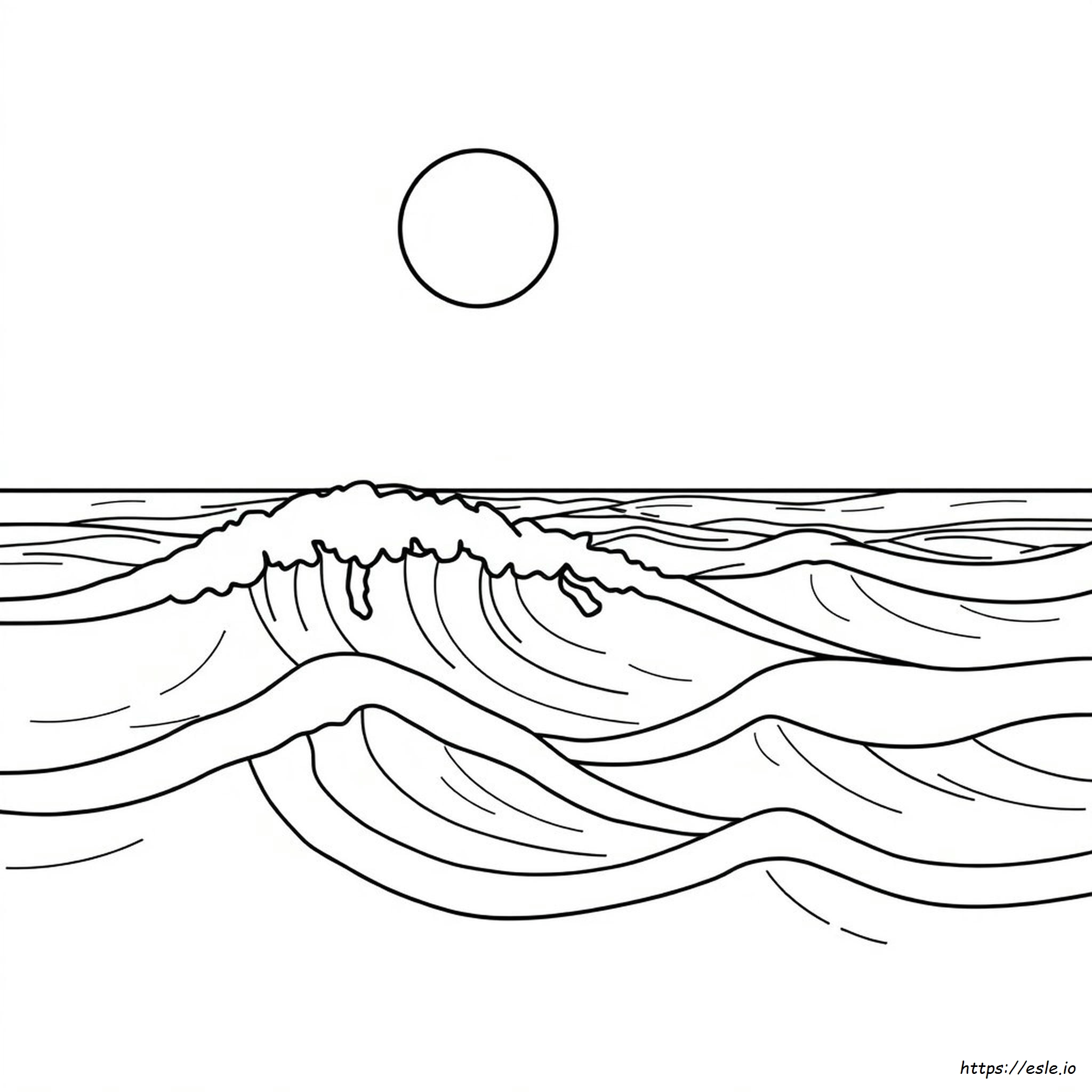 Coloring Pictures Of Waves