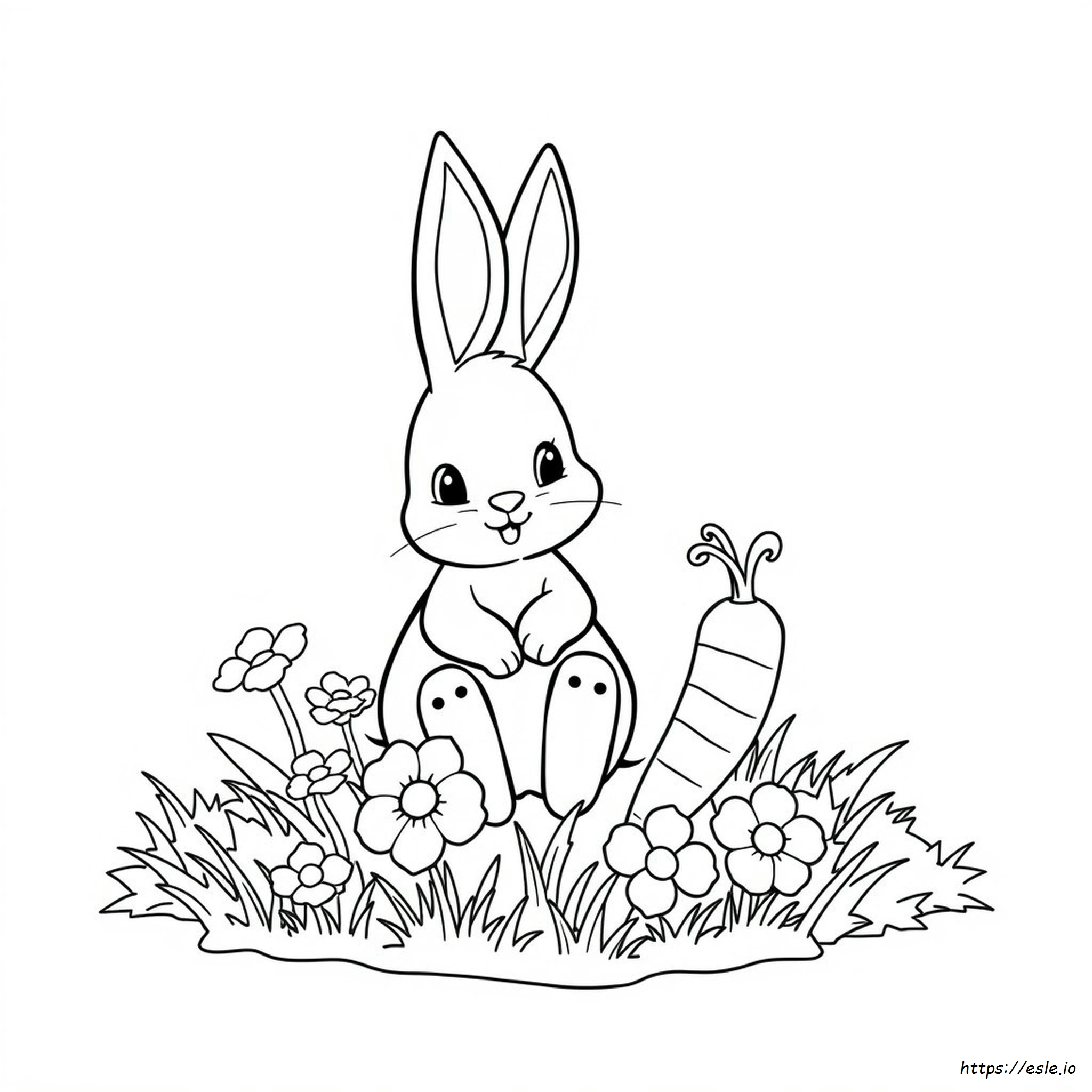 Coloring Pictures Of Bunnies