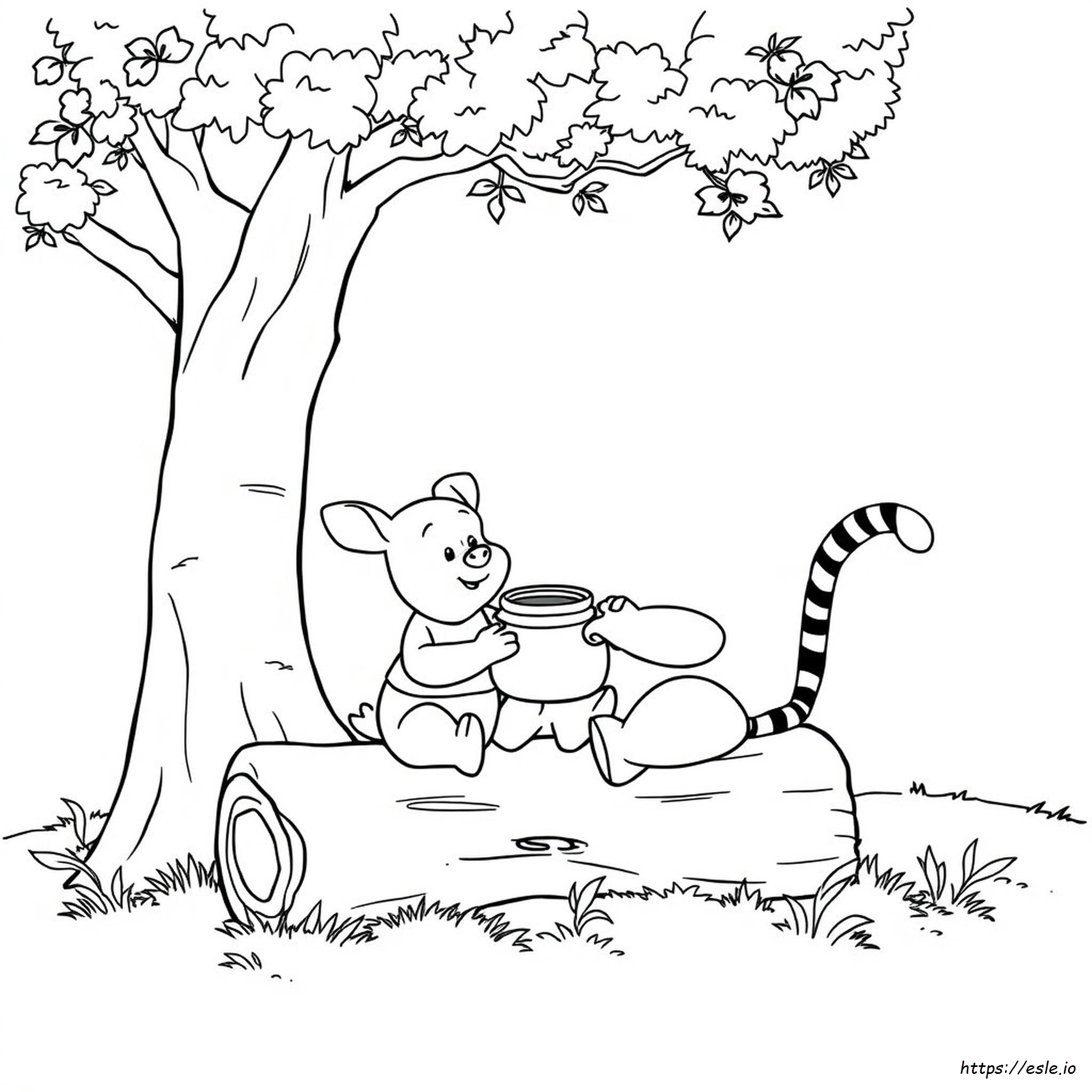 Coloring Pages Pooh And Friends