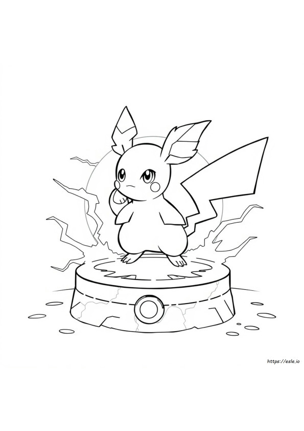 Mega Raichu Para Colorear