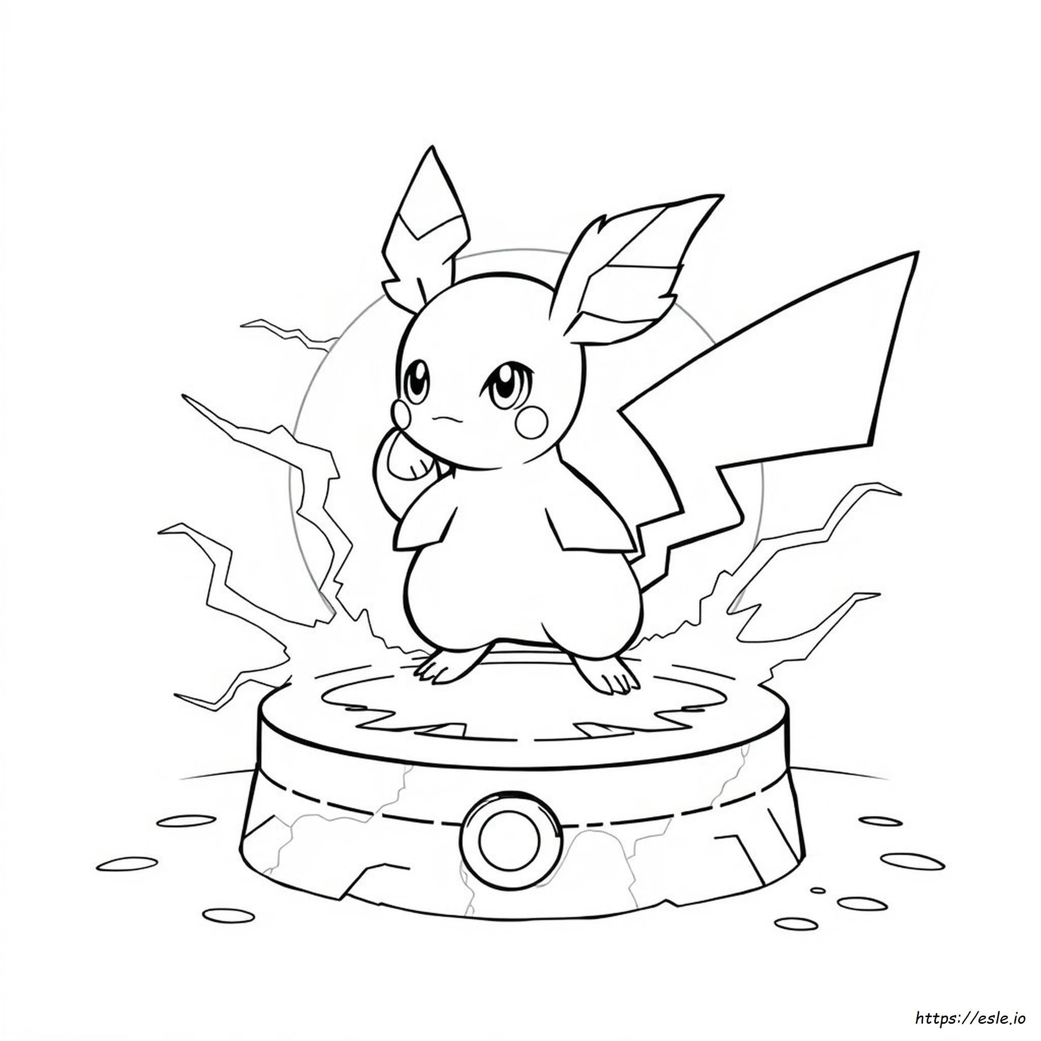 Mega Raichu Coloring Pages