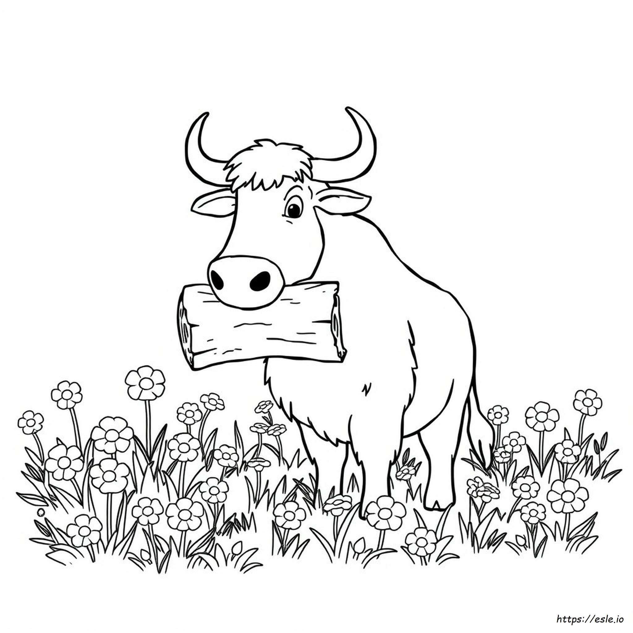 Babe The Blue Ox Coloring Page
