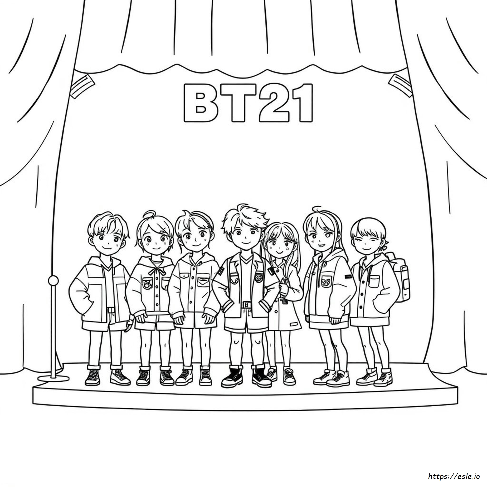 Kpop Bt21 Disegni Da Colorare