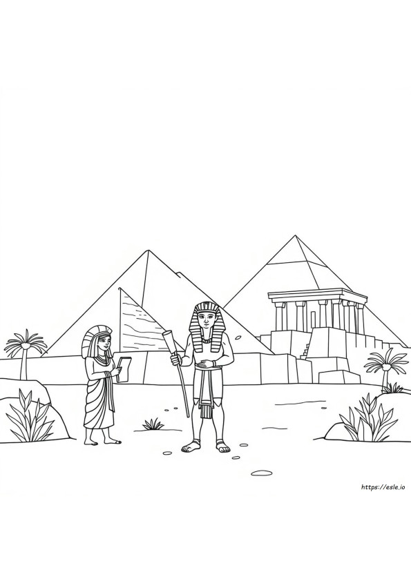 Ancient Egypt Coloring Pages