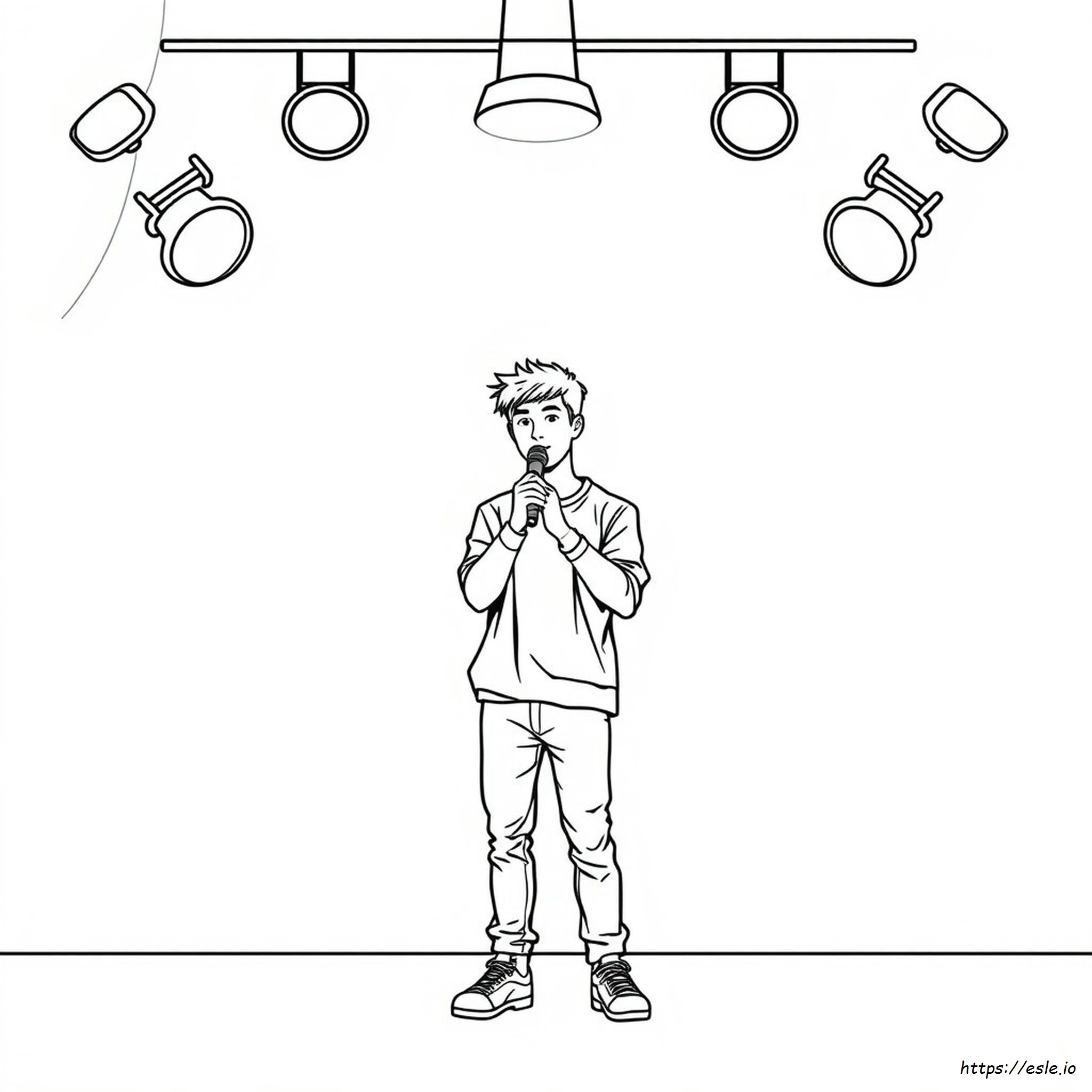 Justin Bieber Gambar Mewarnai