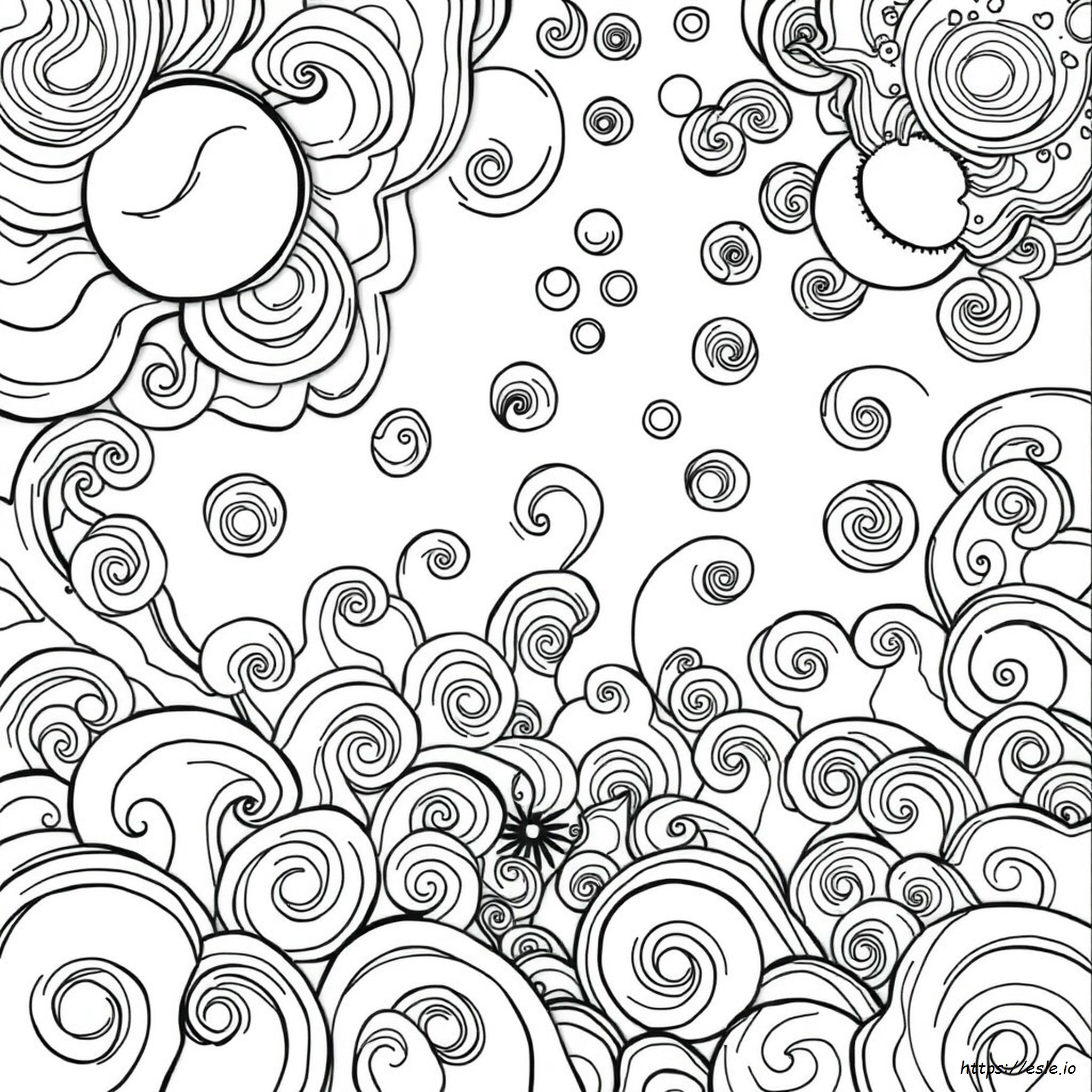 Psychedelic Art Coloring Pages