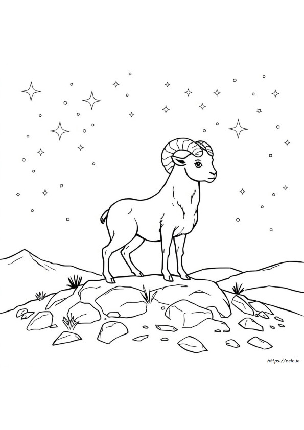 Aries Zodiak Gambar Mewarnai