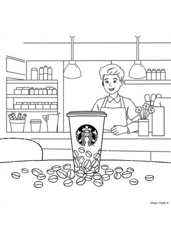 Starbucks Színező Oldalak Nyomtatáshoz