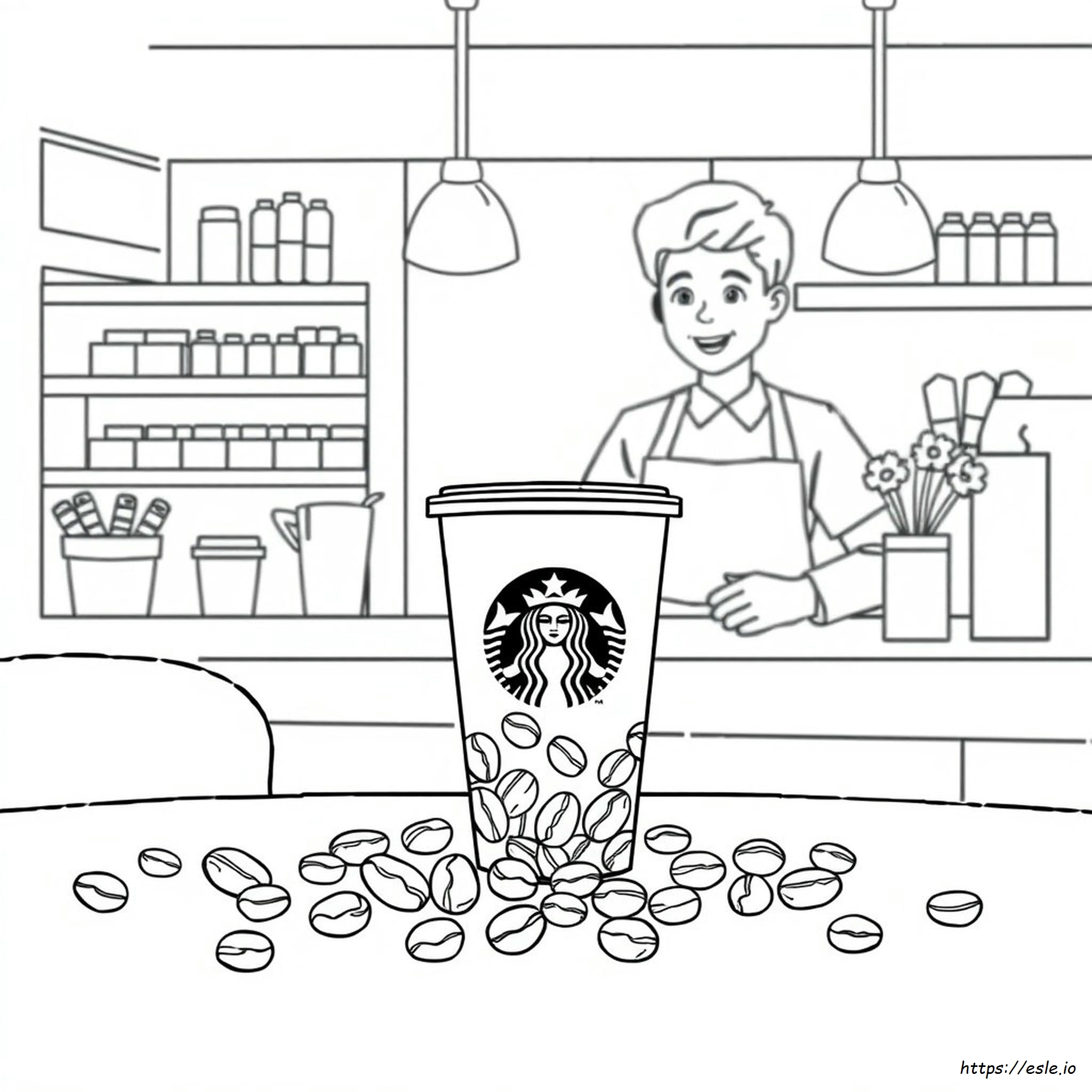 Starbucks Coloring Pages To Print