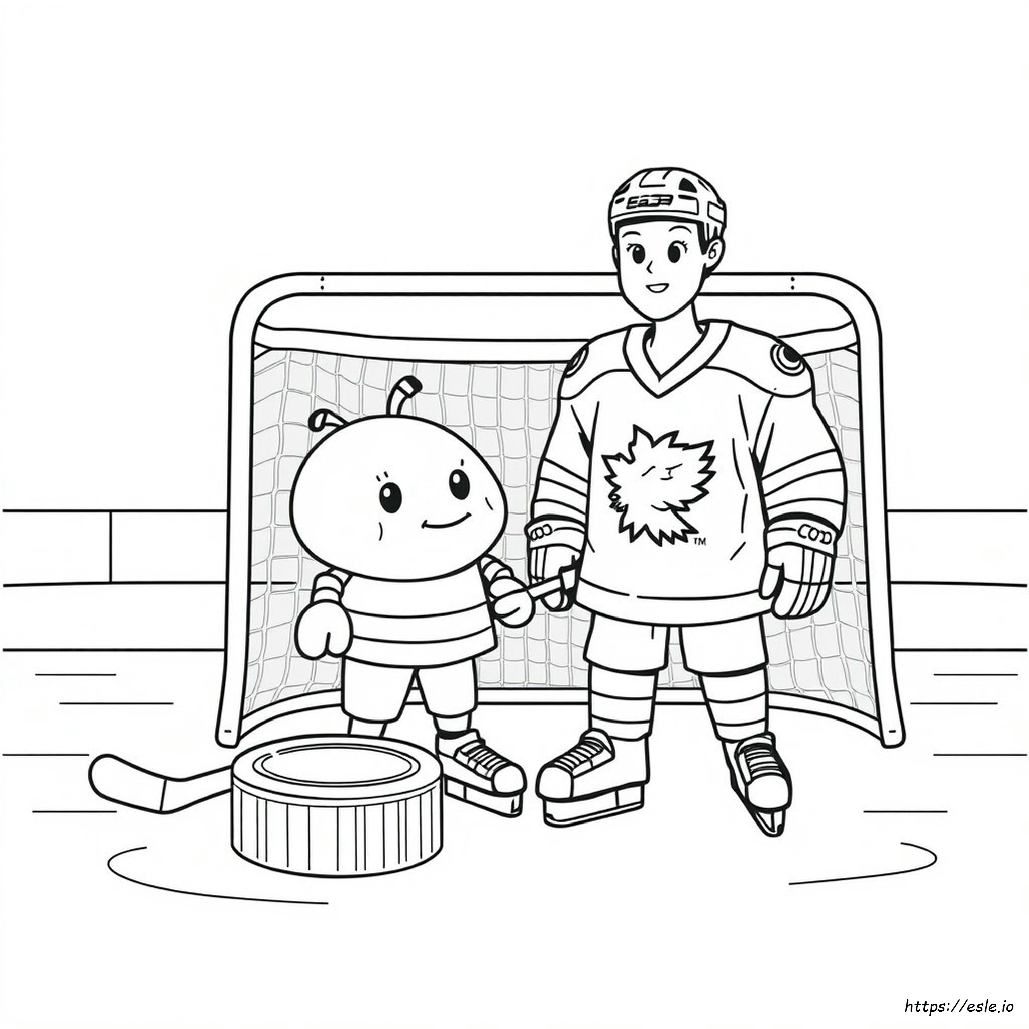 Hockey Jersey Coloring Page