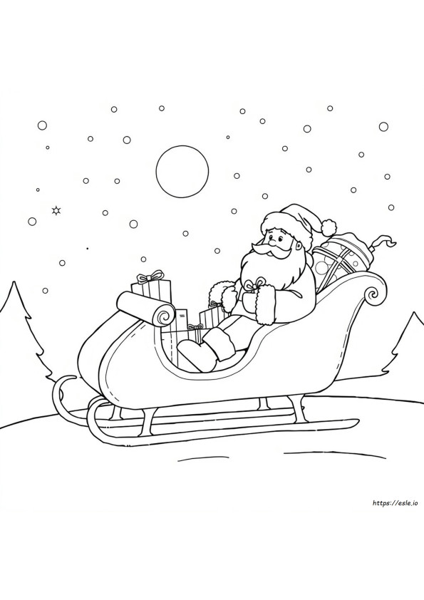Dear Santa Coloring Page Printable