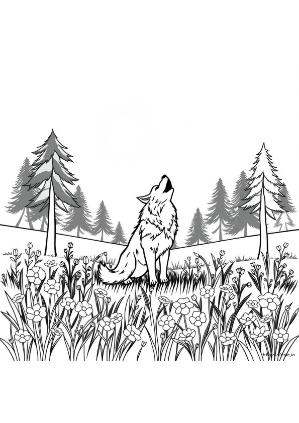 Süße Werwolf Ausmalbilder