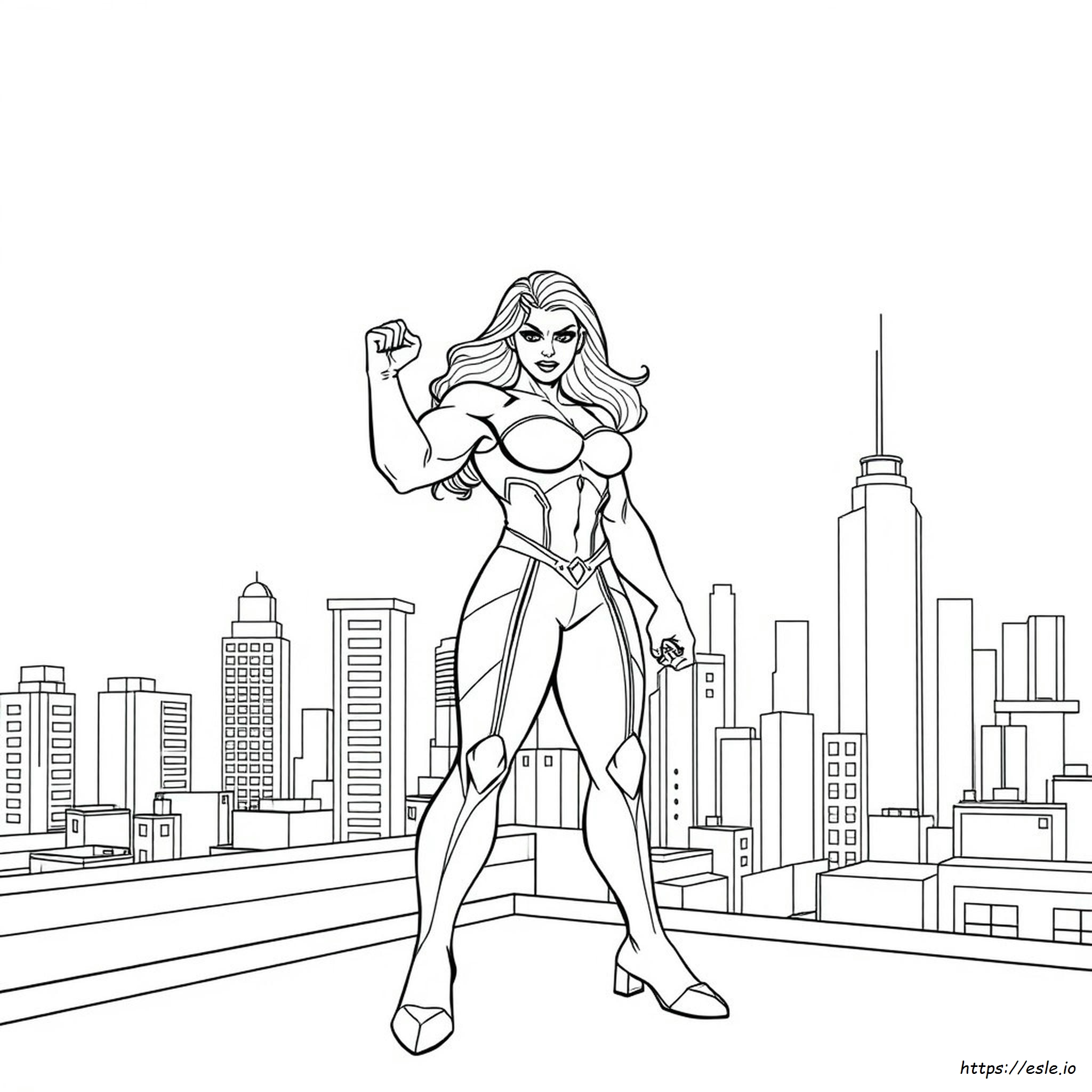 Mulher Hulk Para Colorir