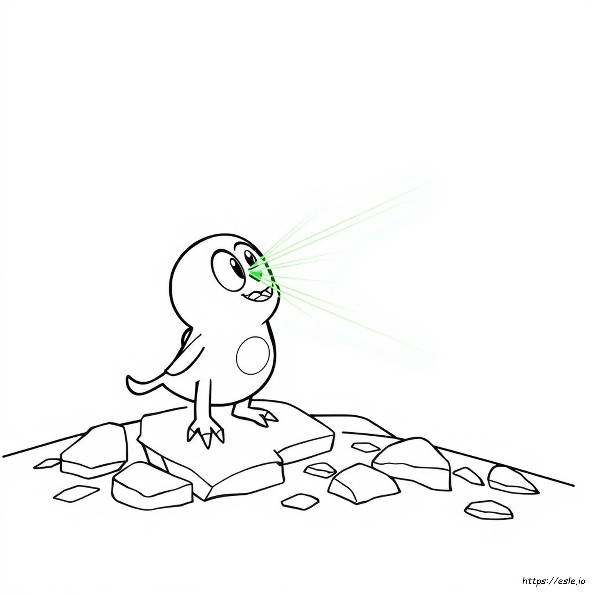 Electric Peashooter Coloring Page