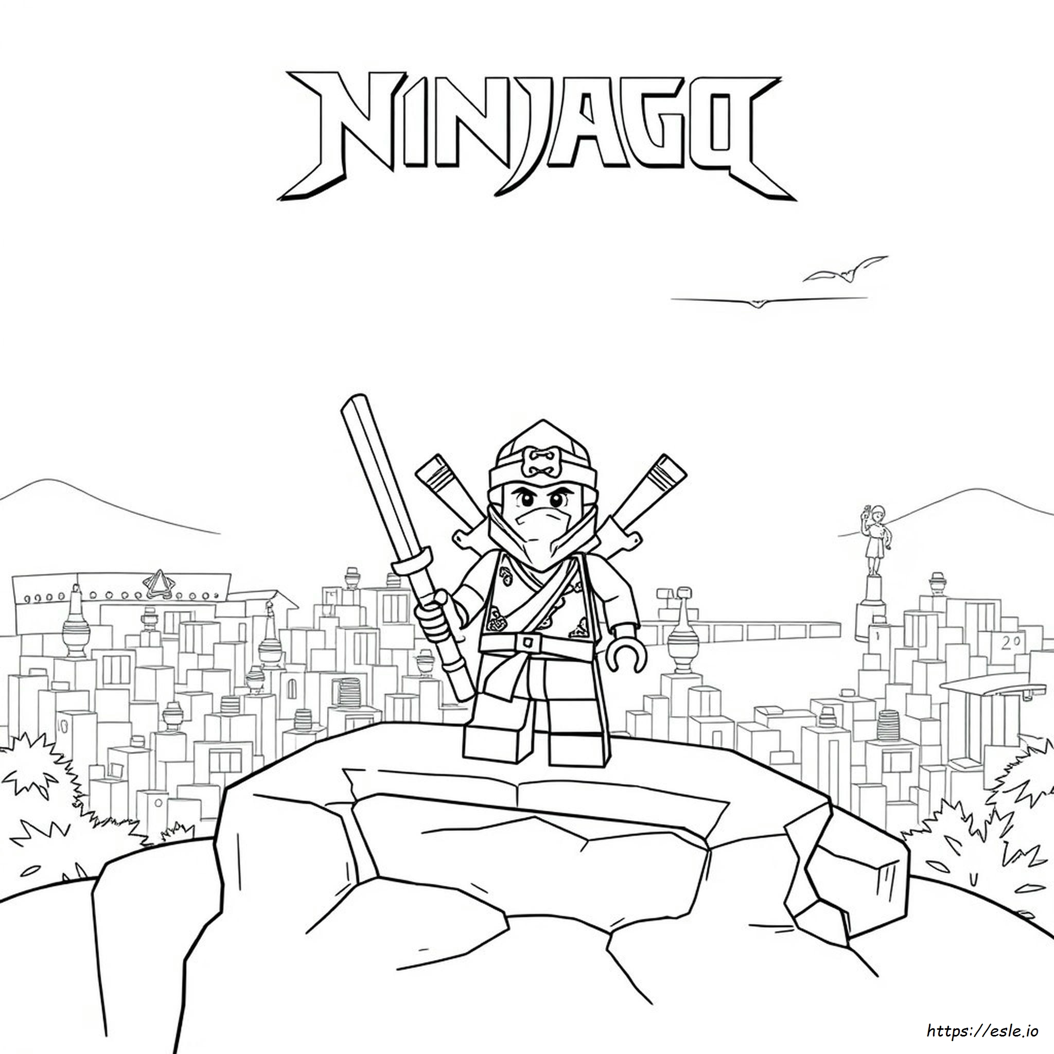 Ninjago Printbare Kleurplaten kleurplaat