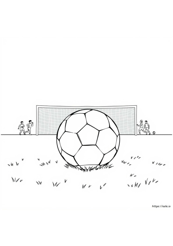 Jalkapallo Värityskuvat