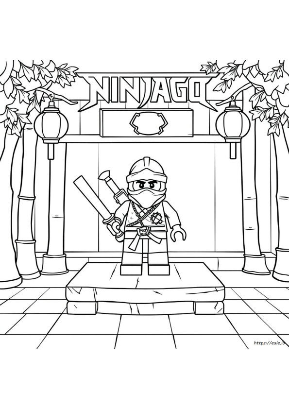 Kolorowanka Lego Ninjago